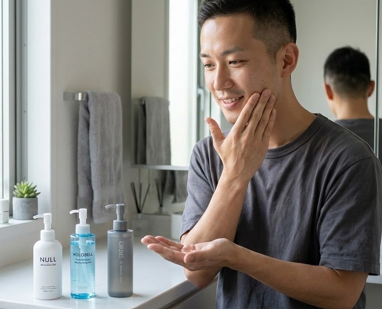 インナードライ男性はまずオールインワン！ベタつかない保湿スキンケア